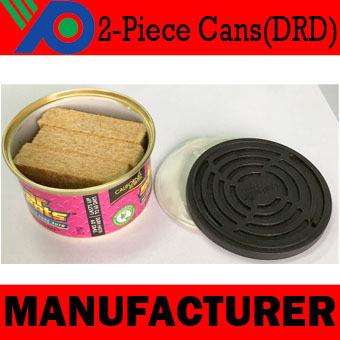 China Full / Partial Two Piece Aluminum DRD Can For Packing Pet Food for sale