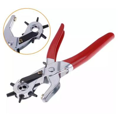 China Building Material Shops Leather Belt Puncher Pliers Eyelet Punch Turn Sewing Machine Bag Setter Tool Watch Band Strap Household Leathercraft for sale