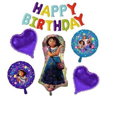 China Eco-Friendly Encanto Birthday Party Supplies, Isabella Party Balloons for Birthday Party Decorations, Encanto Party Foil Balloons for Girls K for sale