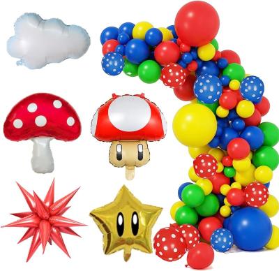 China Eco-Friendly Party Decorations Mushroom Fun Decor 31 X.21 Cute Birthday Mushroom Balloons for sale