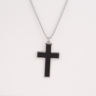 China High Quality Eco-friendly Cross Pendant Necklace Gift Stainless Steel Steel Chain Necklace Jewelry for sale