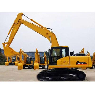 China Hotels SHANTUI Popular Road Construction Machine Middle Excavator SE215 Crawler Excavator With Good Price for sale