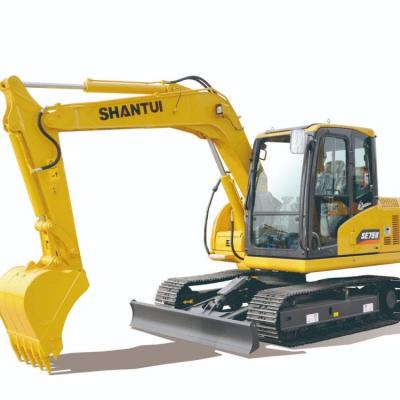 China Hotels Machinery Earthmoving Excavator SE75 7.5 Ton Crawler Excavator For Sale for sale