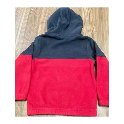 China Breathable High Quality Polyester Kids Clothes Microfleece Panel Hoodie for sale