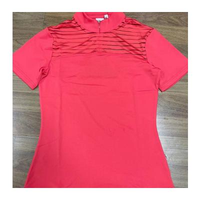 China QUICK DRY Design 100% Polyester Summer Widely Used Women Clothes Riding Top for sale