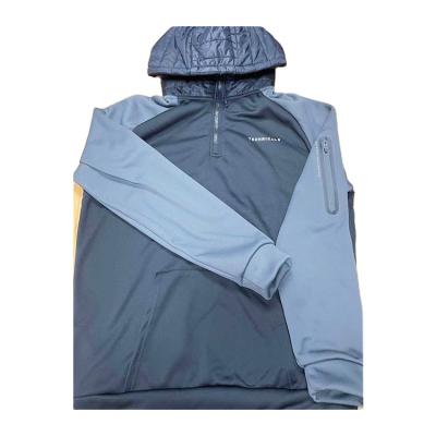 China Breathable Designers Clothing High Quality Polyester Men Outdoor Half Zipper Hoodie for sale