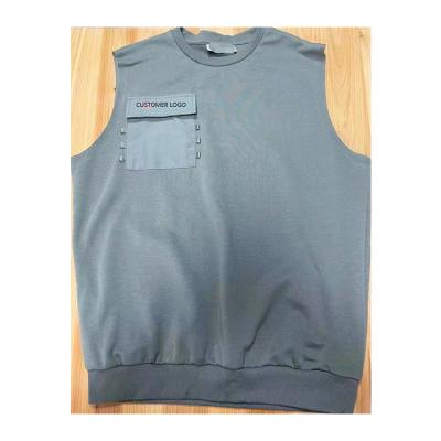 China Factory direct sales new type cotton casual wear anti-pilling pocket men tank for sale