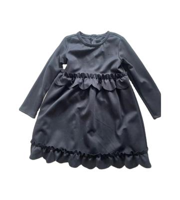 China Quality Assurance Wholesale New Design Black Kids Party Girls Breathable Dresses for sale