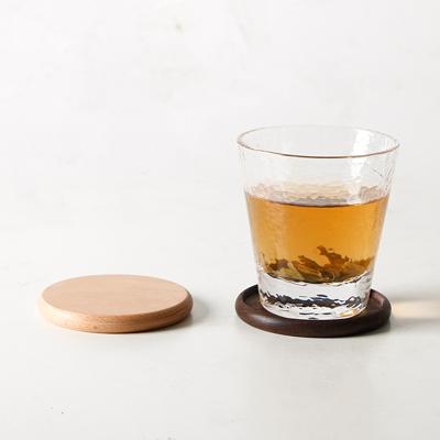 China Solid Wood Coaster ECO-FRIENDLY CLASSIC Beech Rubberwood Acacia Bamboo Logo Custom Made for sale