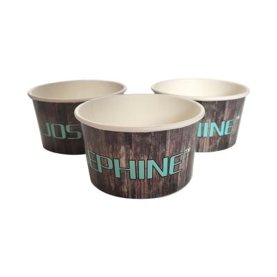 China Ice Cream Cone Biodegradable Container Biodegradable Gelato Paper Cups for sale