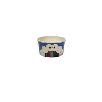 China Disposable Ice Cream Paper Cup Beverage Shop Disposable Paper Cup for sale