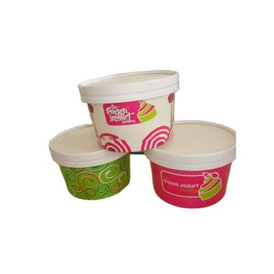 China High Quality Moisture Proof Disposable Ice Cream Paper Cup Bowl Lids for sale