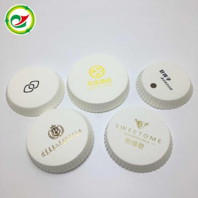 China Customized Different Size Ice Cream Paper Cup Lid Printing Color Paper Cup Moisture Proof Lid for sale