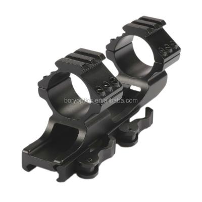 China Double Ring Cantilever Quick Release Scope Weaver Alloy 30mm/25.4mm Rail Mount Picatinny Aluminum for sale