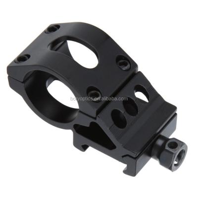 China Aluminum alloy 45 degree offset 30mm 25.4mm square for flashlight QD mount/20mm weaver rail for sale