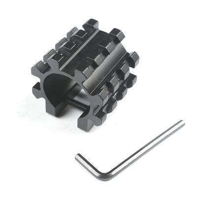 China 12GA Mag Tube Tri Rail Picatinny Gun Mount Mounts 5 Position Barrel Mount Tube Rail for sale