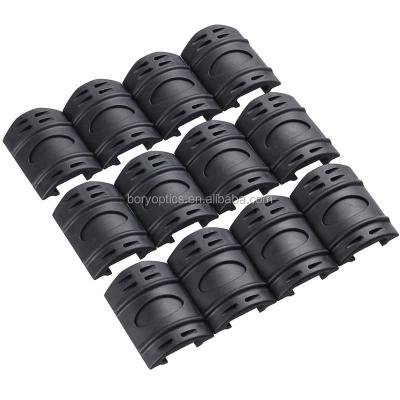 China Industrial Rubber Compound Black Color Rubber Covers 20mm Weaver Picatinny Rubber Rail Covers HandGuard Rail for sale