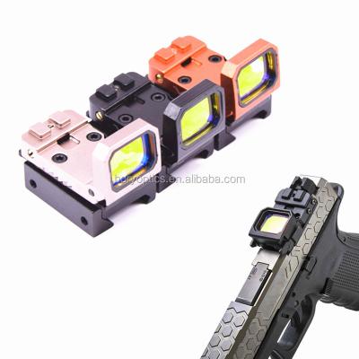 China Aluminum Alloy Dot Pistola Sight Red Holographic Sight Vism Reflex Sight Mount + Con 20mm Picatinny Glock di Montaggio for sale