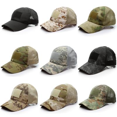 China Camouflage Mesh Cap Airsoft Hat Special Force Cap For Men Contractor Army Baseball Caps BORY-S19 Tactical Hat for sale