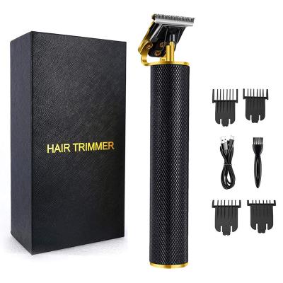 China Outdoor Professional Electric Hair Trimmer Bronze Beard Trimmer For Man Household Rechargeable Cordless Hair Clippers for sale