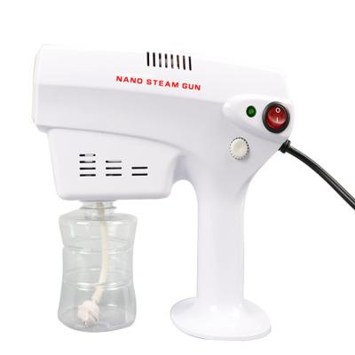 China Portable Nano Garden Steamer Equipment Use For Hairdressing Steam Sterilization Gun With Blue Light For Household for sale