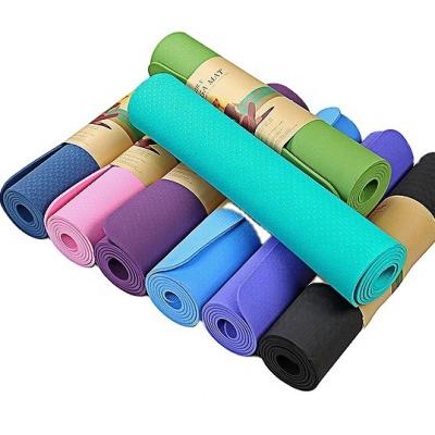 China Eco Friendly High Density Non Slip Suede Yoga Mat Eco Friendly Anti Slip Yoga Mat for sale