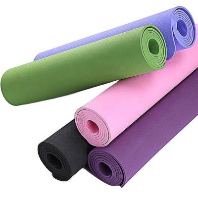 China Environmental Friendly Yoga Mat Fitness And Exercise NBR Mat With Yoga Mat Carrier Strap for sale