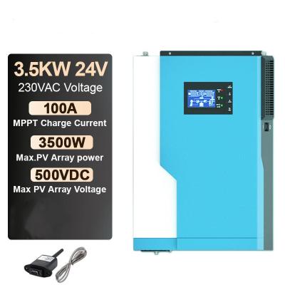 China Solar Power System Home 100A MPPT High PV Input 3500W Off Grid Energy Home System 3.5KW Solar Inverter Support With WiFI solis hybrid inverter for sale