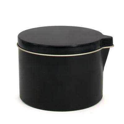 China Personal Care Seamless Metal Tin Can With Pour Spout Lid for sale