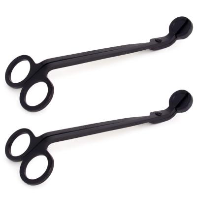 China Wholesale Black Candle Wick Trimming Cutting Scissors for sale