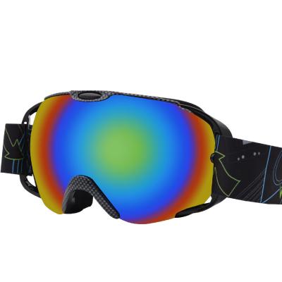 China Custom Eyewear High Hardness 2021 Double Lens Cheap Sports Ski Goggles Wholesale Smart Women High Quality Adults OEM Fog Lights for sale