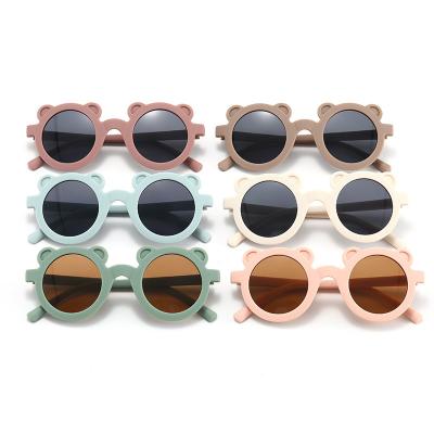 China Fashion Sun Glasses Kids Sunglasses Support Anti-glare Shape Kids Glass Boys Girls Sunglasses Cartoon Glasses Shades Trendy Driver for sale