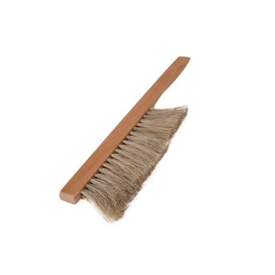 China Trusses Double-Row Horse Hair and Wooden Handle Wooden Bee Honey Brush for sale