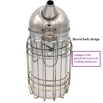 China Large Size Farms Stainless Steel Bee Smoker Bee Keeping Equipment Factory for sale