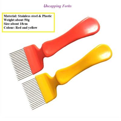 China Farms Beekeeping Tool Honey Uncapping Fork With Plastic Handle for sale