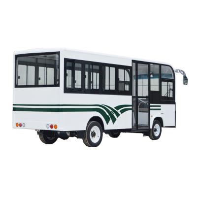 China Selling 22 Seats Electric Low Speed ​​Sightseeing Bus Sightseeing Hotel Reception Car Electric Bus 5500*1700*2350mm à venda