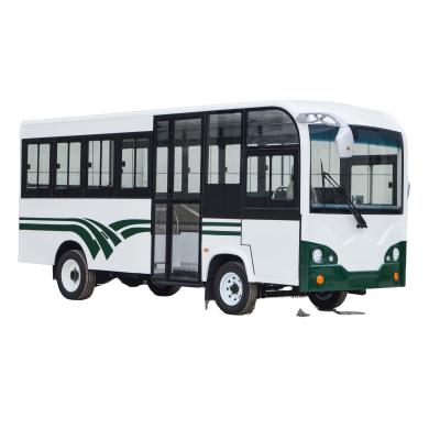 China New Plaza 2021 Amusement Park Tractor Scenic Spot Car New Energy Electric Guided Bus 5500*1700*2350mm en venta