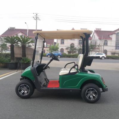 China 2 Lithium Battery Golf Course Tour Sightseeing Hunting Car Club Cars With Custom 2400*1350*1950 CE Te koop