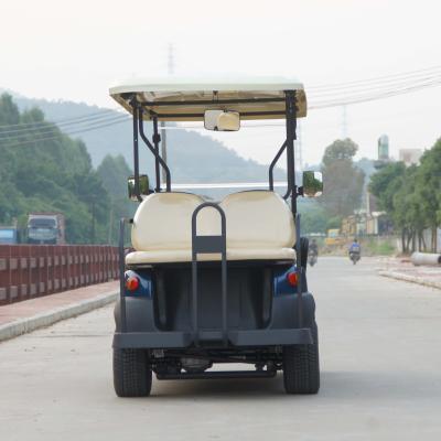 중국 Four Wheel Golf Course Sightseeing Golf Car Hotel Airport Sightseeing Reception Car 6 Seats 판매용