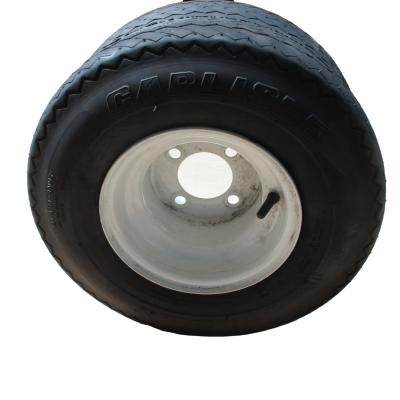 Китай Durable Figure Golf Tires 8 Inch Tire Plus Hub Manufacturer Provides Solid Right Tire Only For Golf Carts продается