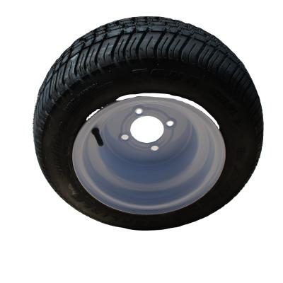 Chine Golf Wheel Durable 18*8.5-8 Durable Figure Trolley Tire Rubber Tire + Hub 8 Inch Tire Plus Hub à vendre