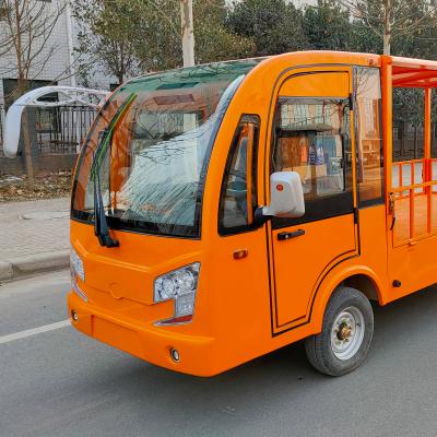 China City delivery single row seat lengthened new family electric four-wheel pickup truck small thickened material transfer vehicle à venda