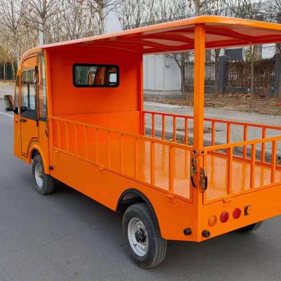 中国 Small Van City Electric Delivery Truck Electric Four Wheel Electric Box Truck Customizable Partially Enclosed 販売のため