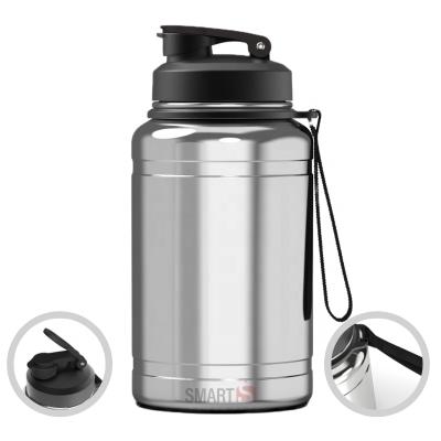 China Business 64oz Stainless Steel Vacuum Half Gallon Water Bottle Large Double Jug Drop Shipping Insulated Items for sale