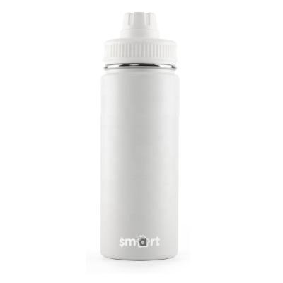 China 20oz Stainless Steel Viable White Water Bottle For Sublimation BPA Free Metal Double Wall Bottle for sale