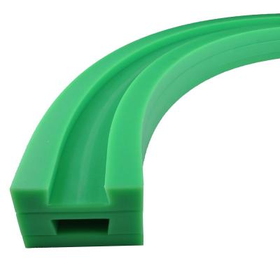 China Food Conveyor System CORNER TRACK FOR 880BEVEL, 881BEVEL K325 UHMW 1000 Plastic Extrusion PE HDPE UHMW-PE Chain Belt Guide For Conveyor for sale