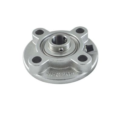 China Transmission and Conveyor Machine Bearing Supports SUCFC204 INOX RODAMIENTOS Stainless Steel Housing and Bearing for Food Machine for sale