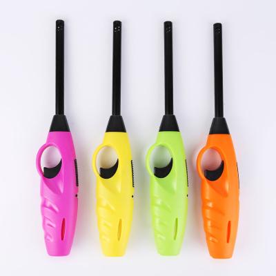 China Best Price HC-1006 275mm Long Plastic Colorful Plastic Kitchen Barbecue Lighter Nice Design Hot Selling ABS&AS for sale