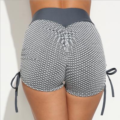 China Wholesale Women's Breathable Fitness Training Shorts Butt Lifting Sports Shorts Loung Crac! crack! gaiters for sale