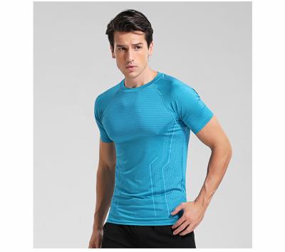 China Wholesale Fitness Running Clothing Gym Anti-Wrinkle Men Breathable Quick-Dry Shorts Sheaths Sportswear T-shirts for sale